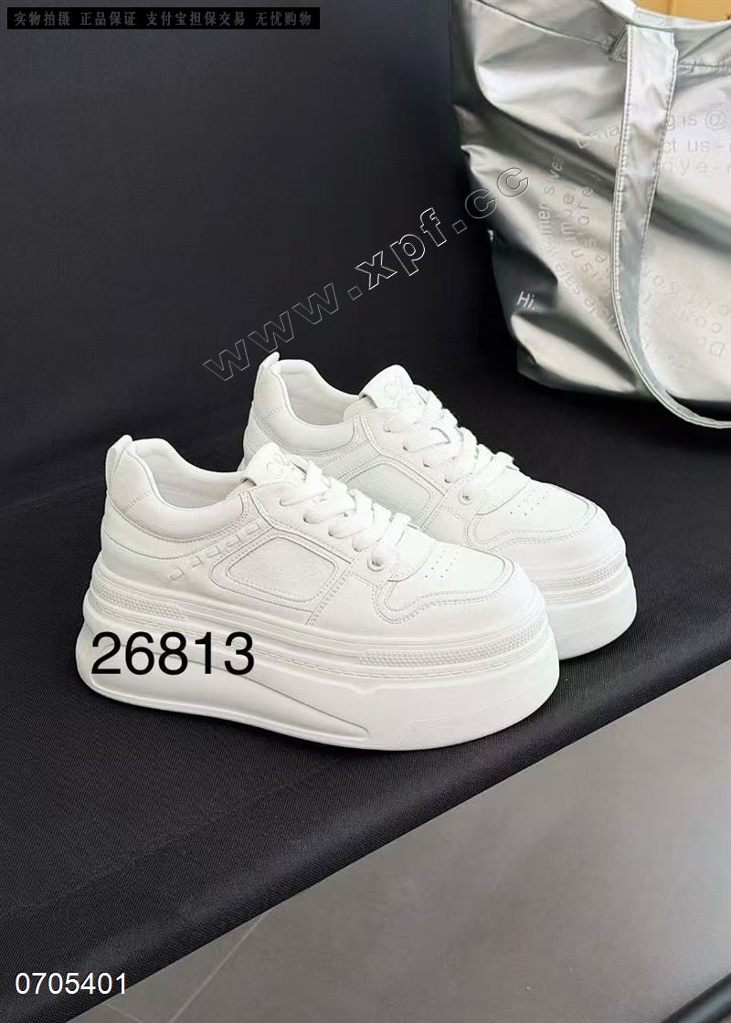 厚底休闲鞋小白鞋26813