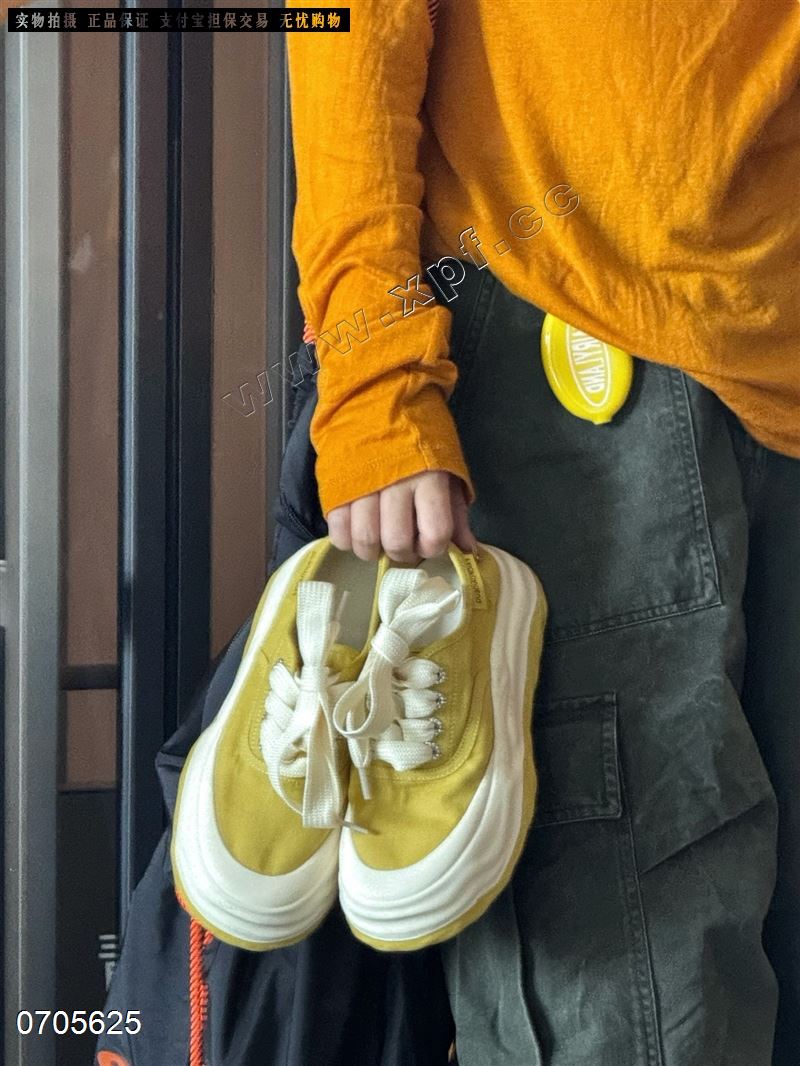 新款百搭休闲韩系亚麻布撞色小板鞋7725