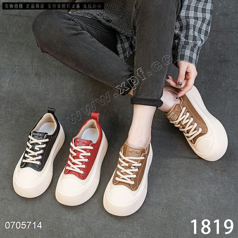 新款头层牛皮休闲鞋1819