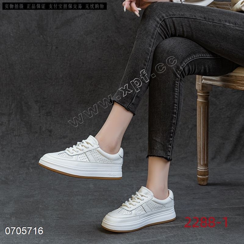 新款头层牛皮休闲鞋 2288-1