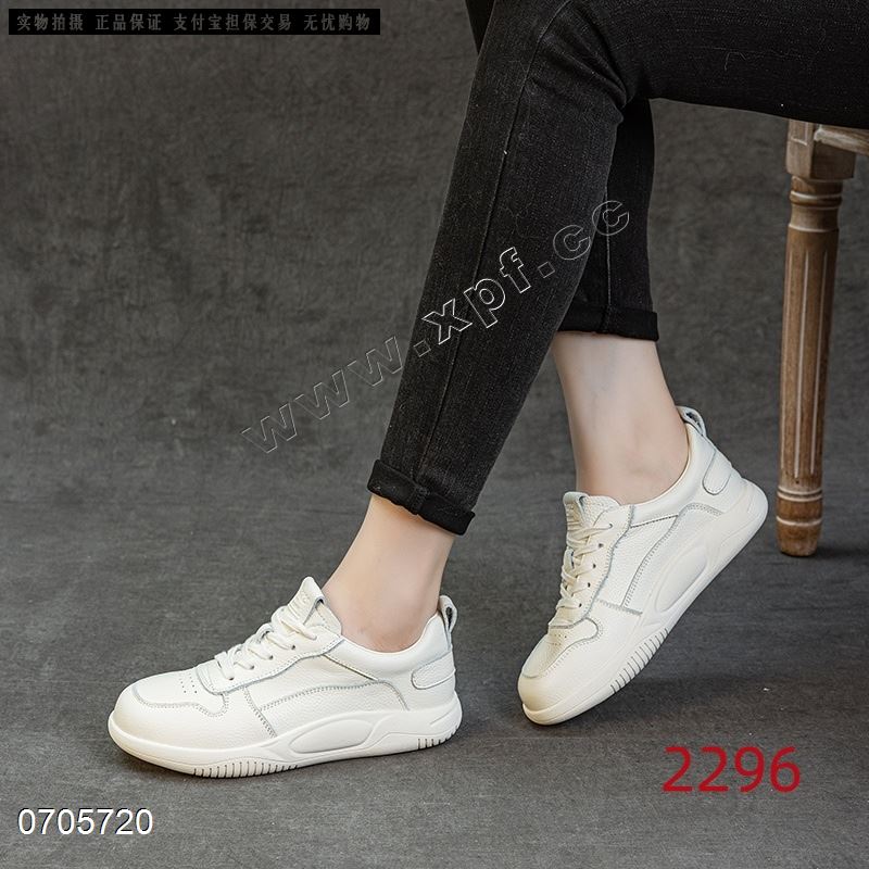 新款头层牛皮休闲鞋2296