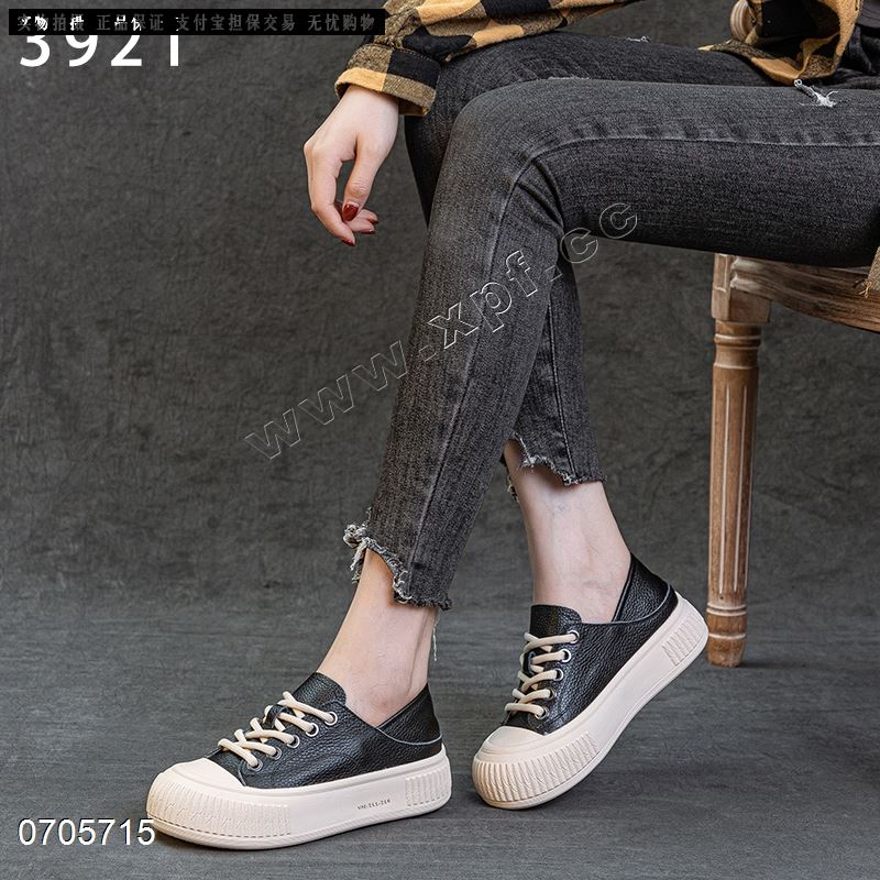 新款头层牛皮休闲鞋3921