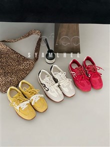 新款复古多巴胺色系德训鞋2606