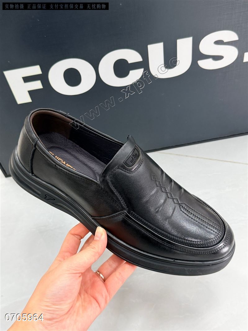 头层牛皮男鞋 6639