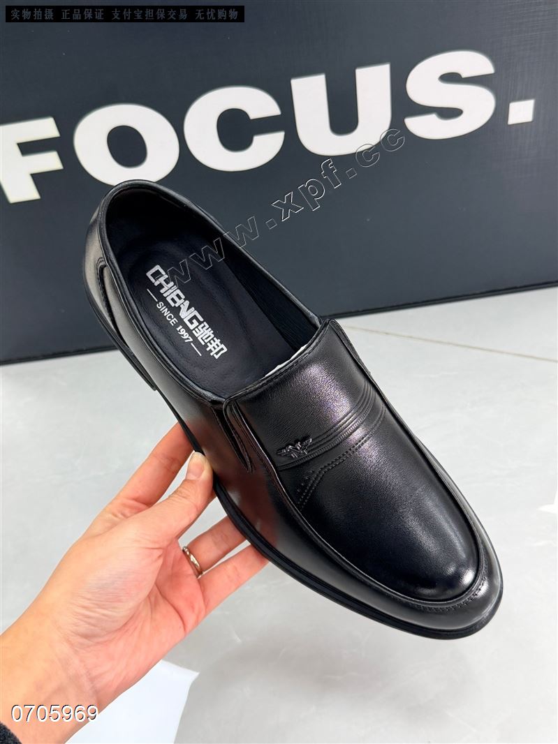 头层牛皮男鞋 25585