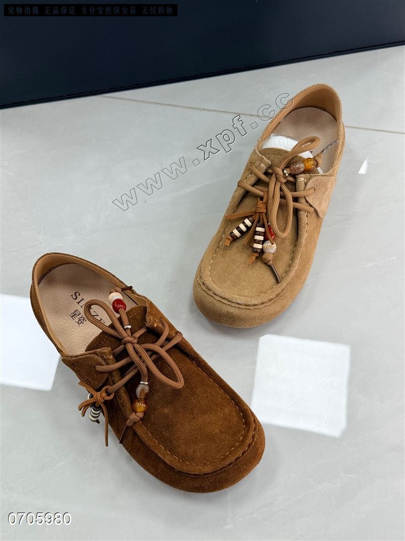 磨砂皮单鞋385347   驼色6-9+6 焦糖66678990