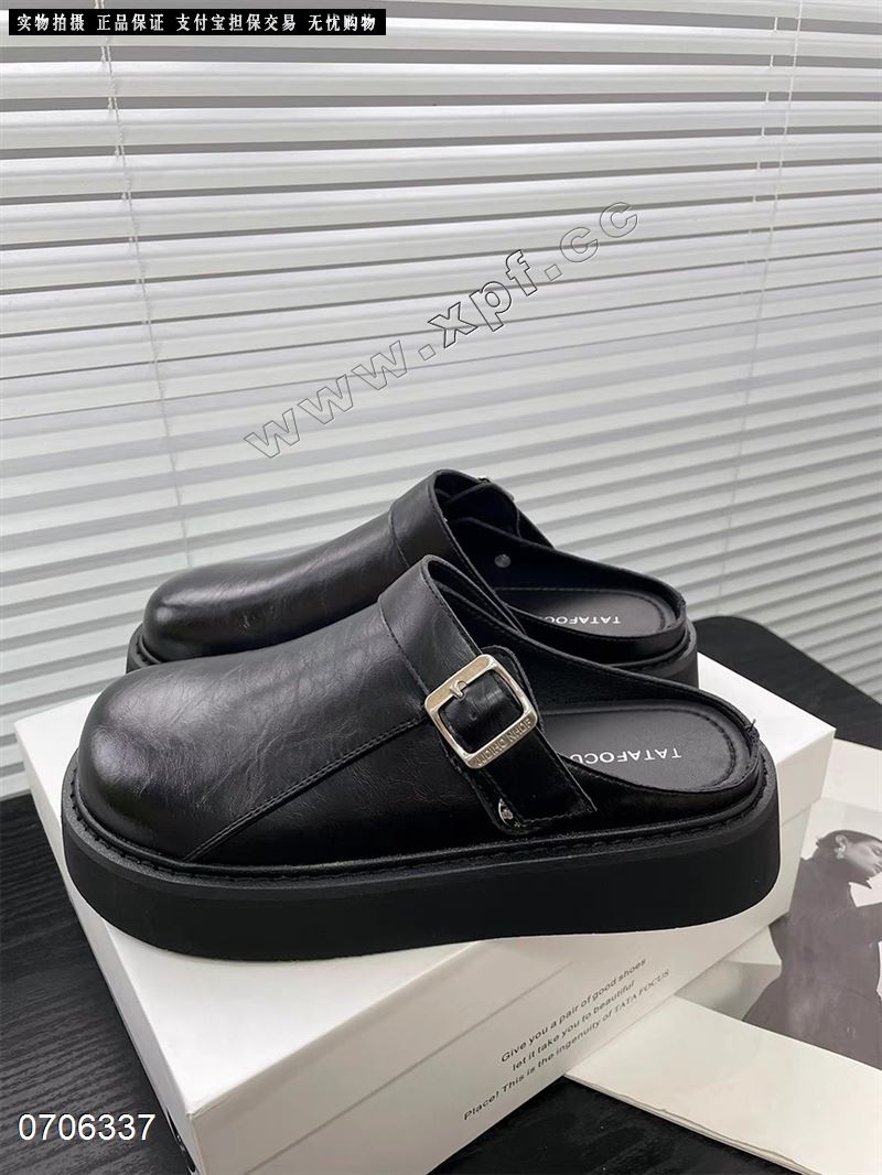 包头拖鞋 M008  黑5—9米557