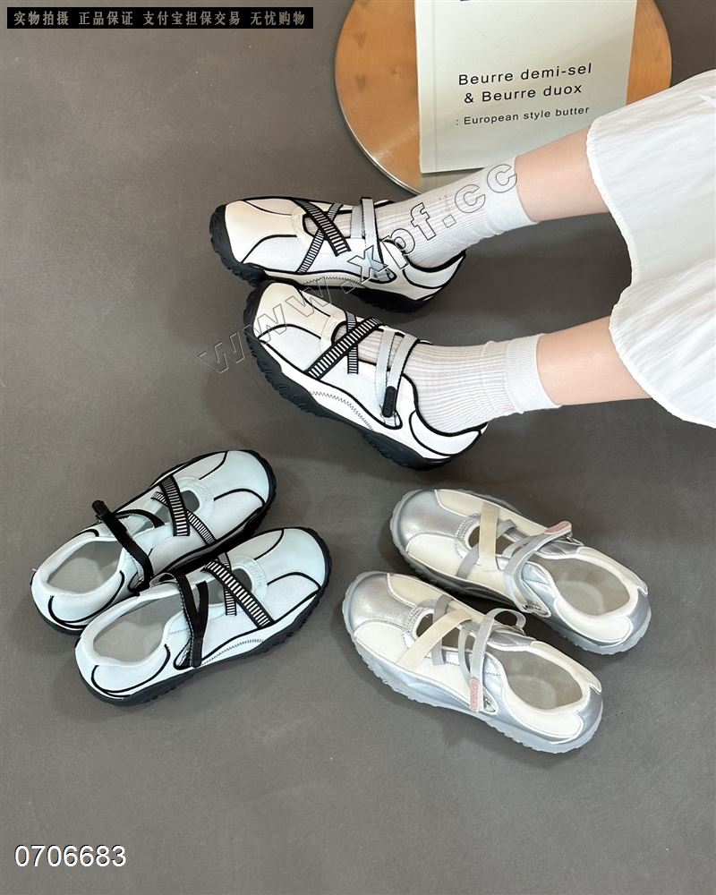 新款芭蕾玛丽珍休闲网鞋66152