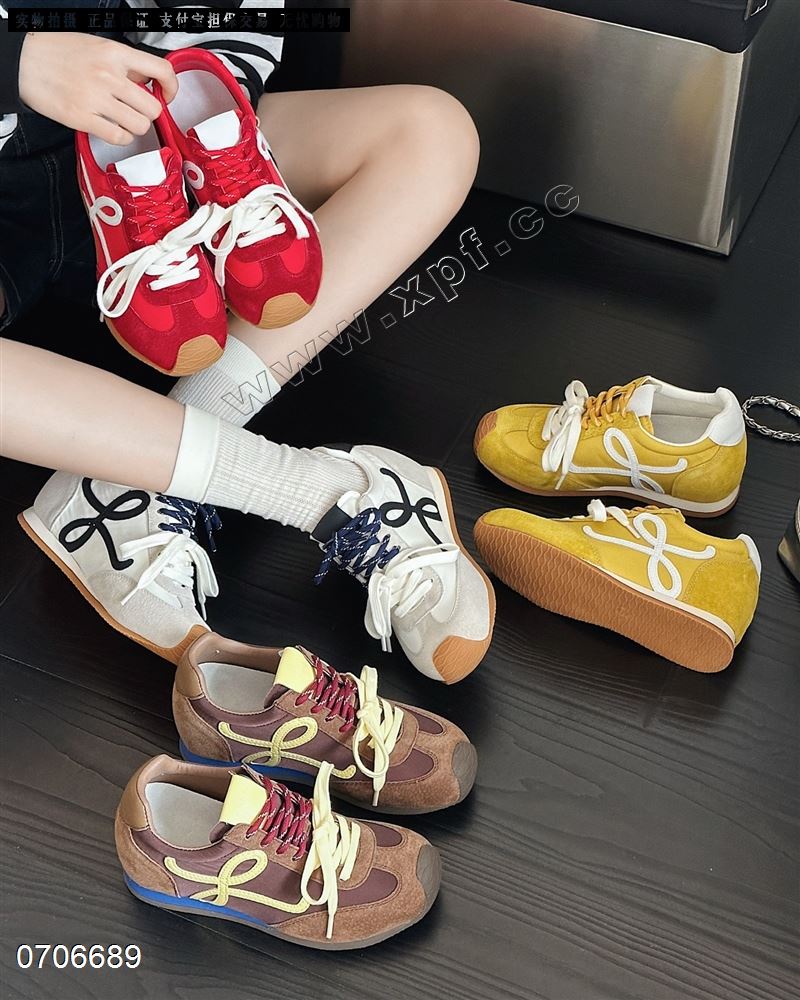 新款百搭内增高复古德训鞋休闲鞋7775