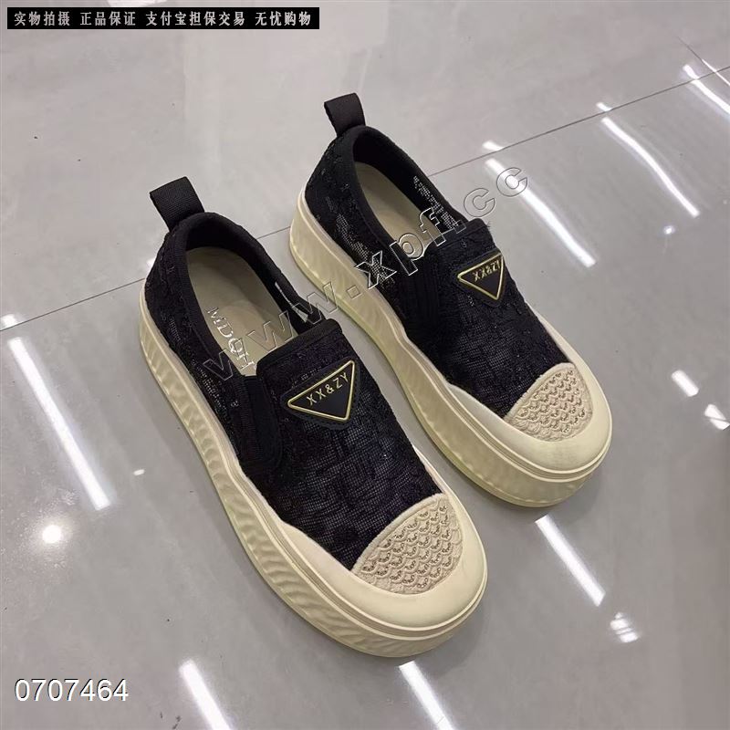 蕾丝透网渔夫鞋