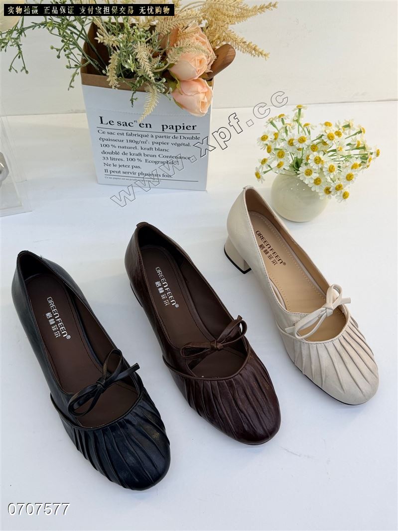 头层牛皮单鞋511023