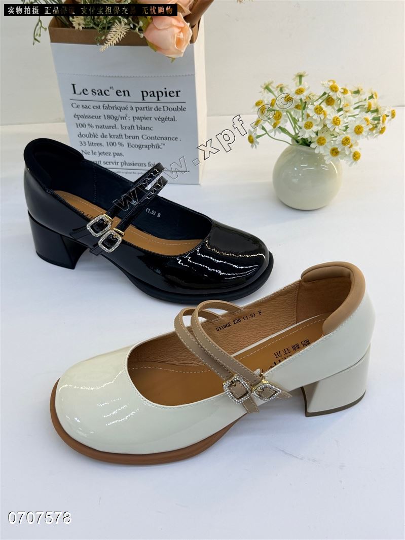 头层牛皮单鞋511362