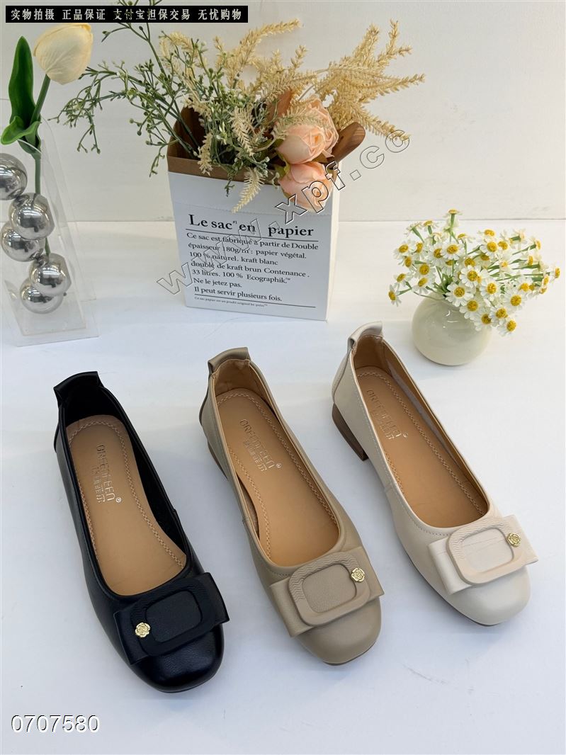 头层牛皮单鞋511337