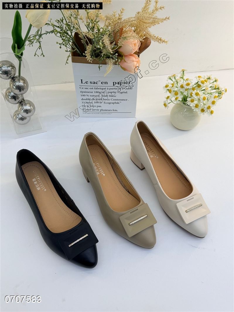 头层牛皮单鞋511529