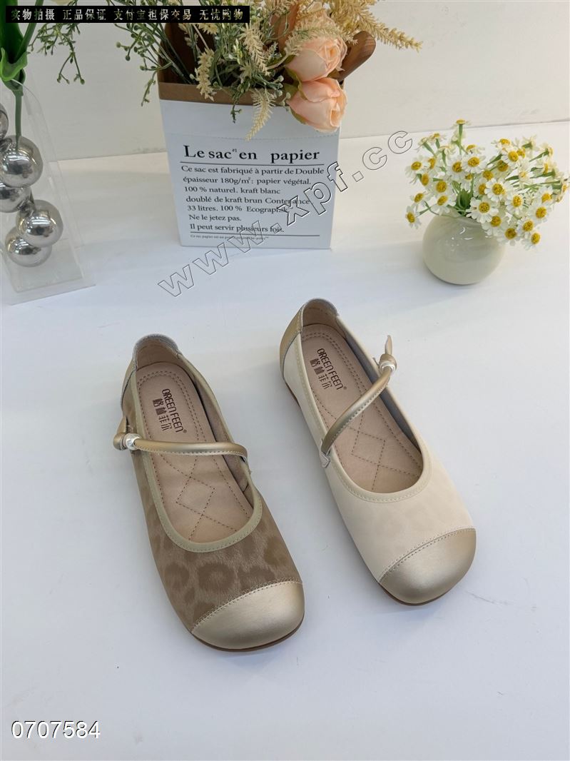 头层牛皮单鞋521995