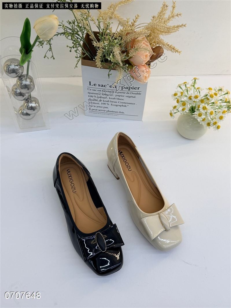 头层牛皮单鞋366667