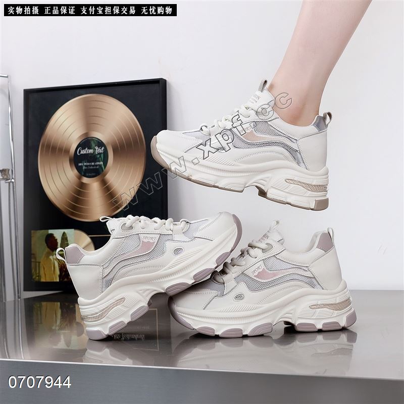 内增高透网老爹鞋662013