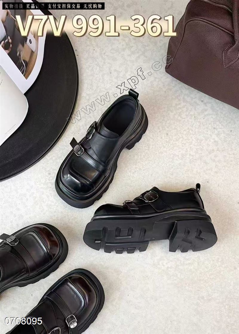 时尚单鞋991-361  黑色66棕色66679清货