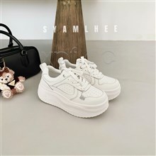 新款贴皮休闲鞋小白鞋1216