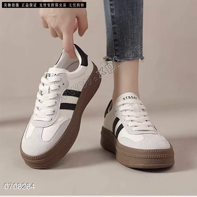 新款增高小白鞋软底耐磨休闲鞋9996