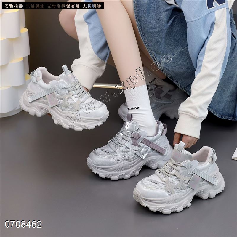 时尚休闲鞋老爹鞋  香槟色36-40+678灰紫66777779