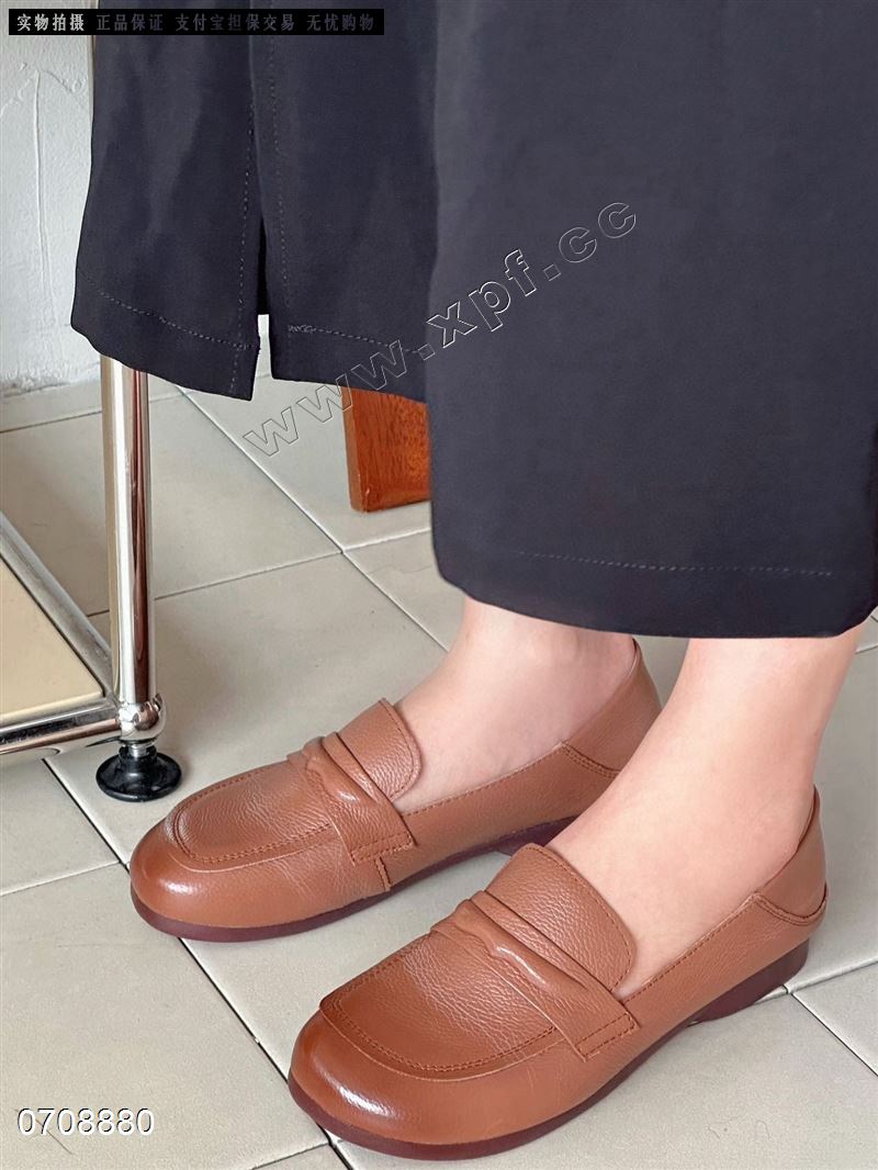 头层牛皮两穿妈妈鞋3031