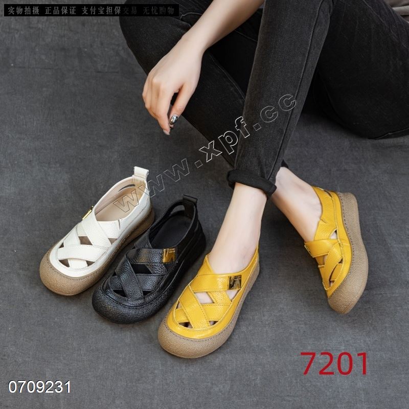 新款头层牛皮单鞋 7201