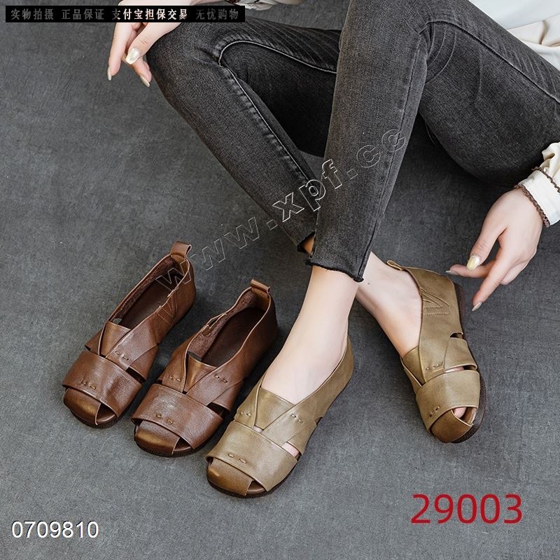 新款头层牛皮单鞋29003