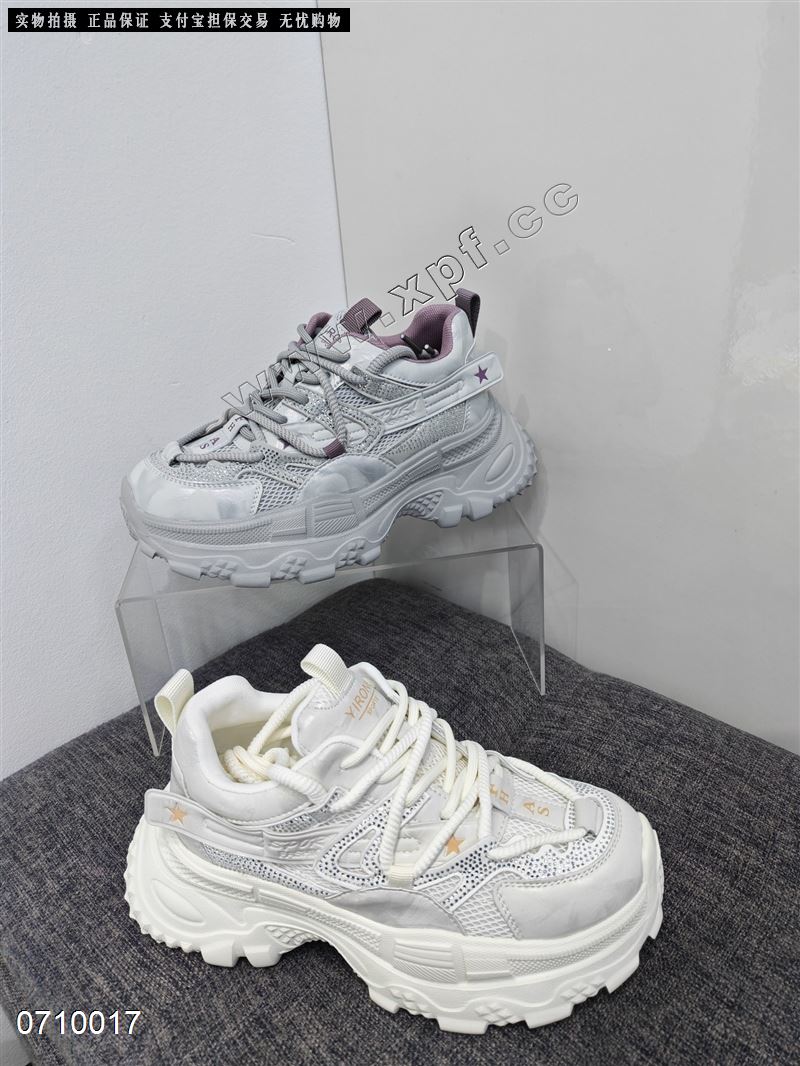 透气网发泡老爹鞋