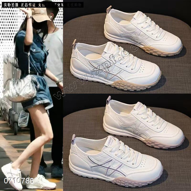 新款德训小白鞋百搭平底休闲鞋675