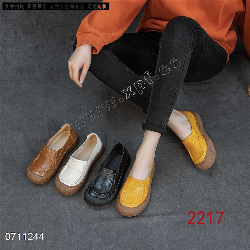 新款头层牛皮休闲鞋2217