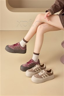 新款复古风水洗磨砂牛皮休闲鞋6722