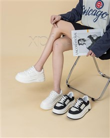 新款8CM厚底休闲鞋6296