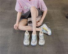 新款厚底镂空休闲鞋老爹鞋2856