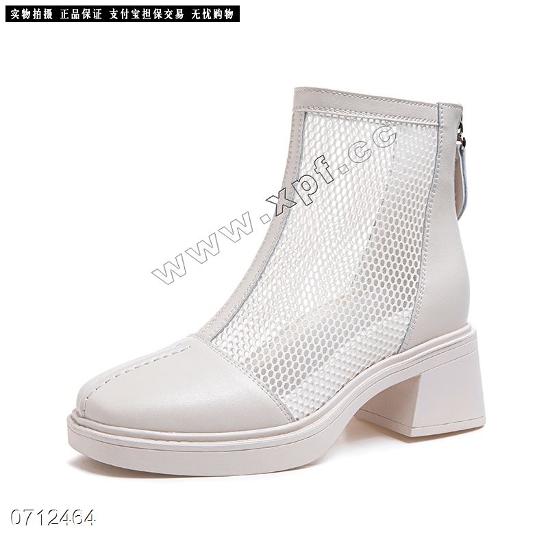 新款内增高小个子凉靴2026-3  跟高：6厘米+2厘米内增高 靴筒高： 13厘米