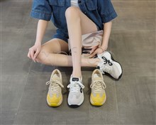 新款厚底镂空单网休闲鞋老爹鞋2915-1