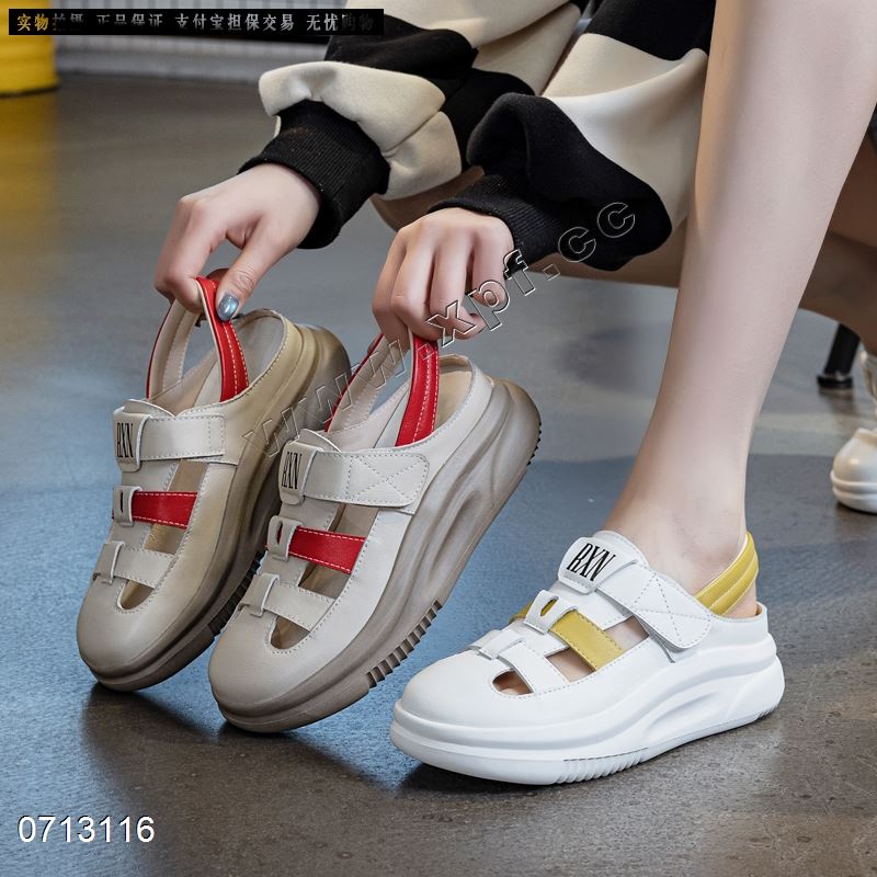 新款头层牛皮镂空休闲鞋9886