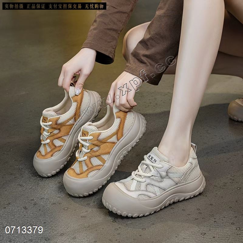 新款头层牛皮镂空休闲鞋9663