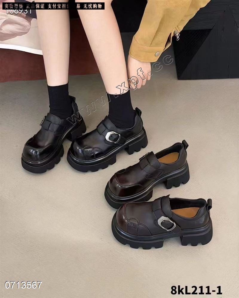 厚底潮款乐福鞋