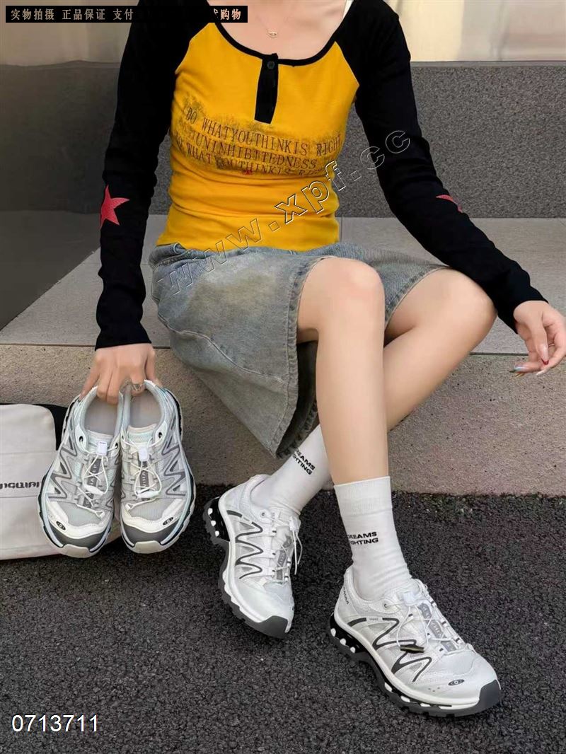 新款韩系户外登山防滑透气老爹鞋SA380-8