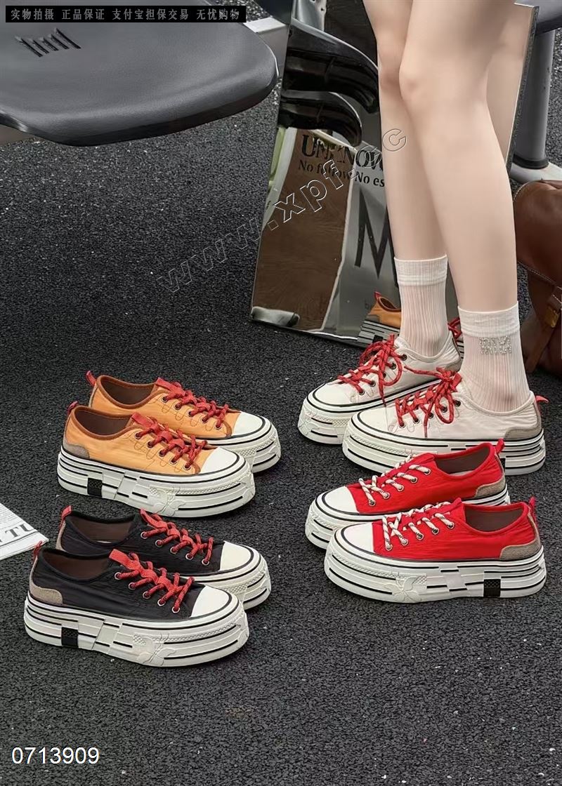 新款速干料厚底休闲鞋2661