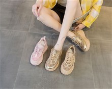 新款厚底镂空编织镂空休闲鞋老爹鞋2313