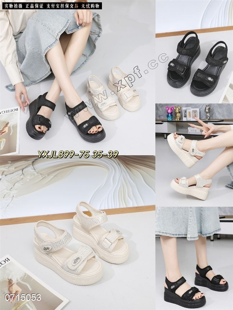 新款厚底凉鞋899-76