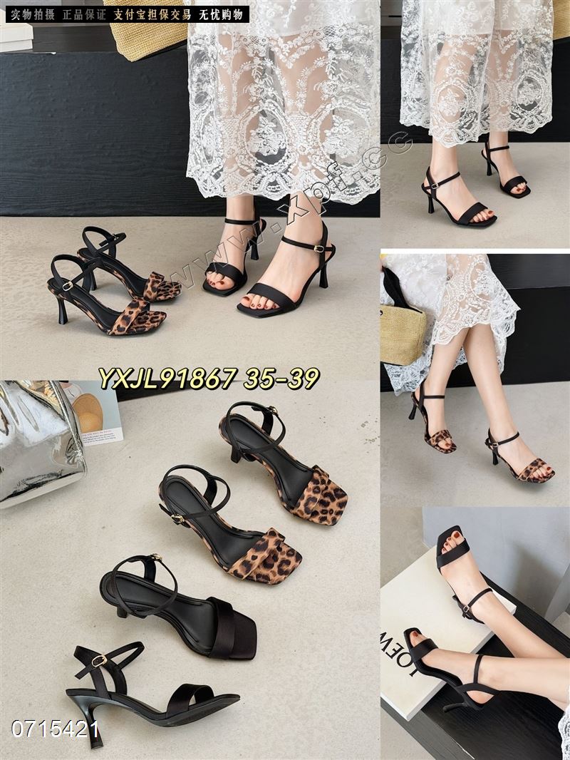 新款露趾女凉鞋91867