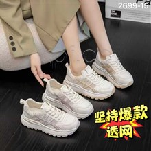 新款厚底休闲网鞋6015
