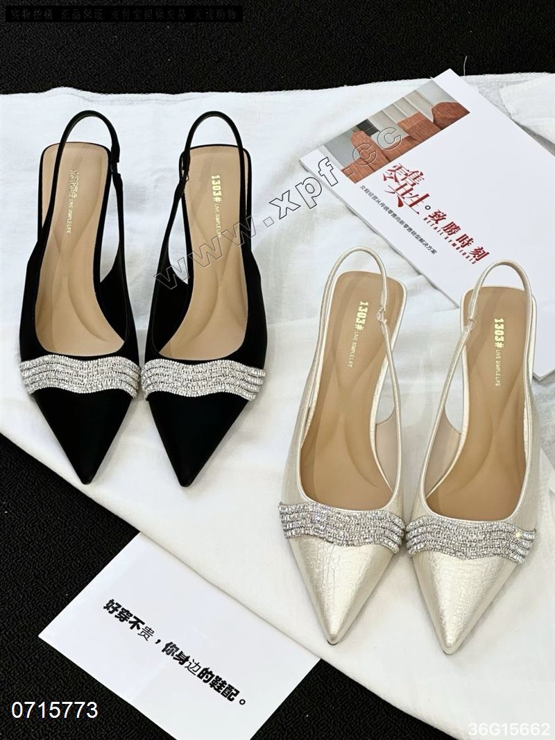 新款包头后空女凉鞋30930