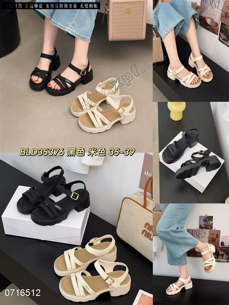 新款凉鞋35376