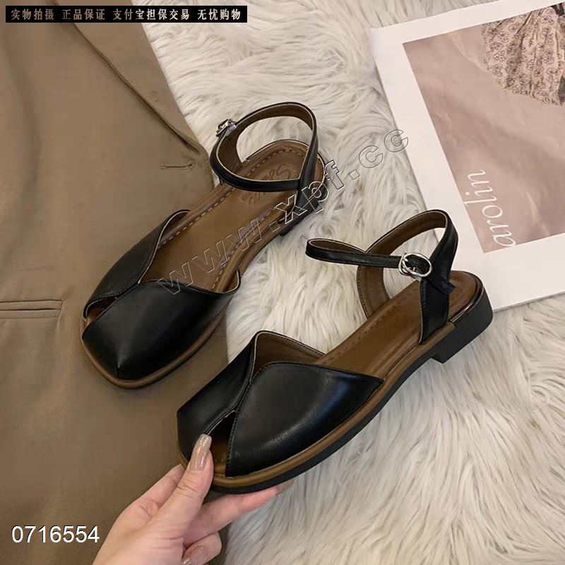 包头后空女凉鞋880-28  黑5-9米555579