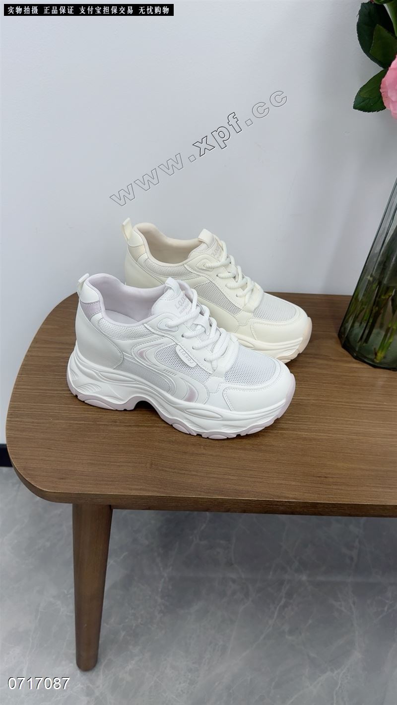 单网内增高老爹鞋