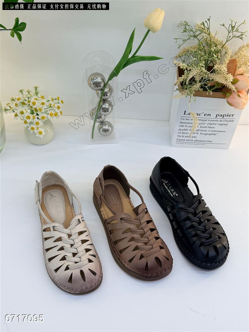 头层牛皮凉鞋7273